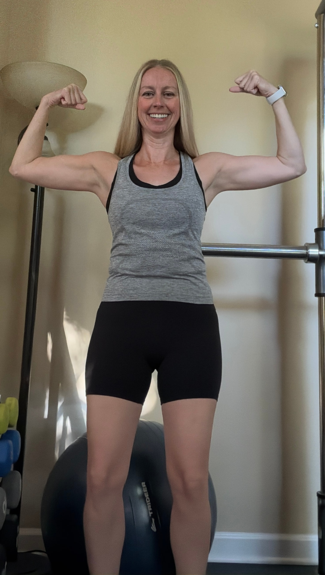 Tedi after her personal fitness reset
